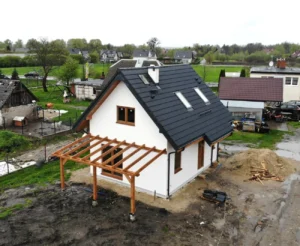 Ohio projekt domu drewnianego szkieletowego Mildo