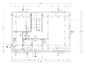 Oregon projekt domu rzut parteru Mildo domy drewniane