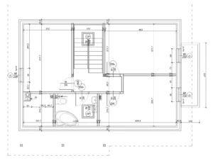 Oregon projekt domu rzut poddasza Mildo domy drewniane