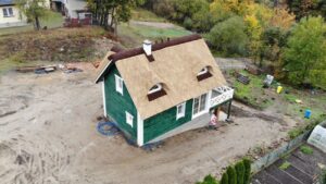 Teksas II projekt domu drewnianego szkieletowego Mildo domy drewniane