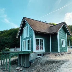 Teksas II projekt domu drewnianego szkieletowego Mildo domy drewniane