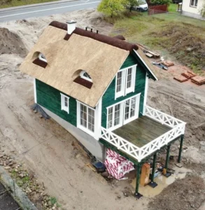 Teksas II projekt domu drewnianego szkieletowego Mildo domy drewniane