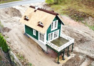 Teksas II projekt domu drewnianego szkieletowego Mildo domy drewniane