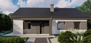 Z473 projekt budowy domu do 100 m2 Mildo domy drewniane