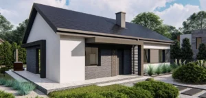 Z473 projekt budowy domu do 100 m2 Mildo domy drewniane