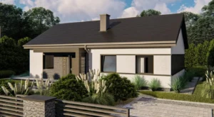 Z473 projekt budowy domu do 100 m2 Mildo domy drewniane