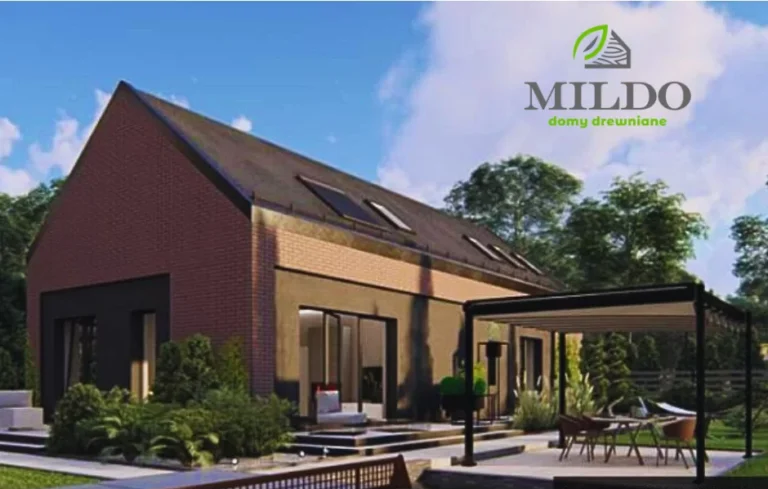 Z515 projekt domu dom drewniany szkieletowy parter Mildo