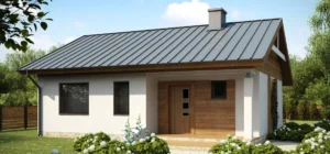 Z78 D projekt domu drewnianego szkieletowego Mildo