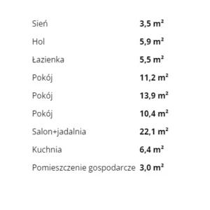 Z7 D projekt domu drewnianego szkieletowego Mildo