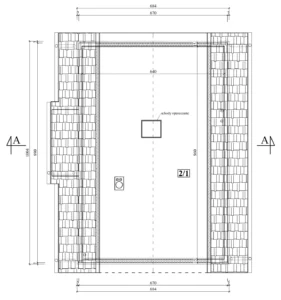 Karolina III projekt domu strych Mildo