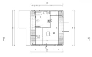Kansas II projekt domu drewnianego poddasze