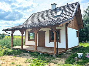 dom drewniany Alabama IV dom modułowy szkieletowy dom do 35 m kw. letniskowy i całoroczny