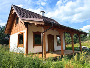 dom drewniany Alabama IV dom modułowy szkieletowy dom do 35 m kw. letniskowy i całoroczny