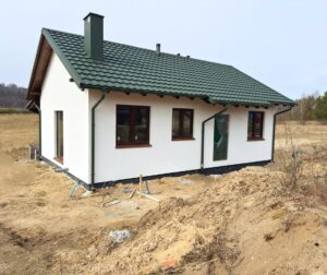 dom drewniany Karolina IV dom modułowy szkieletowy dom do 70 m kw. bez pozwolenia na budowę