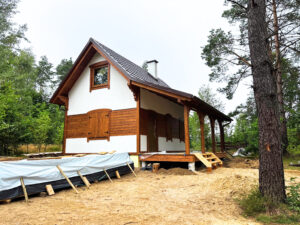 dom drewniany Alabama IV dom modułowy szkieletowy dom do 35 m kw. letniskowy i całoroczny