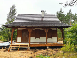 dom drewniany Alabama IV dom modułowy szkieletowy dom do 35 m kw. letniskowy i całoroczny