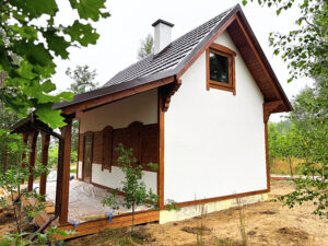 dom drewniany Alabama IV dom modułowy szkieletowy dom do 35 m kw. letniskowy i całoroczny