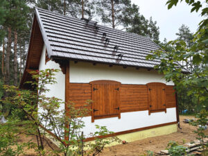 dom drewniany Alabama IV dom modułowy szkieletowy dom do 35 m kw. letniskowy i całoroczny