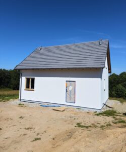dom drewniany Wirginia piętrowy modułowy szkieletowy firma Mildo Kaszuby Pomorze