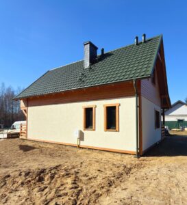 dom drewniany Oklahoma piętrowy modułowy szkieletowy firma Mildo Kaszuby Pomorze