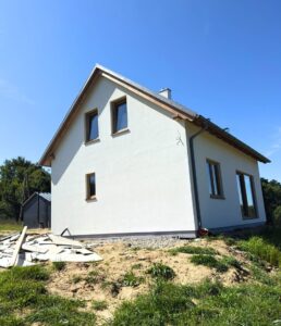 dom drewniany Wirginia piętrowy modułowy szkieletowy firma Mildo Kaszuby Pomorze